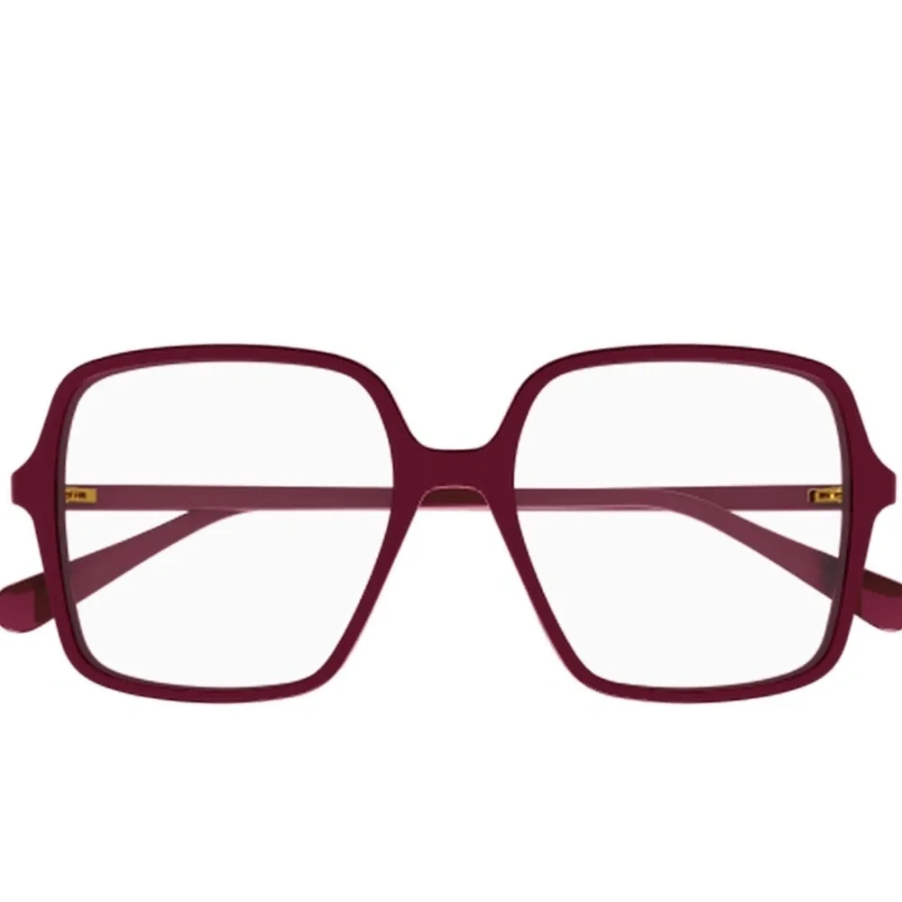 NWT GUCCI GG1003O - 005 Burgundy Square Eyeglasses